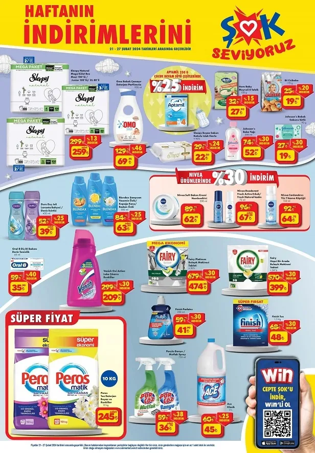 ŞOK 29 ŞUBAT AKTÜEL ÜRÜNLER KATALOĞU: Yeni doğan bebek için neye ihtiyacınız varsa ŞOK’ta! İşte haftanın indirim kataloğu - 5