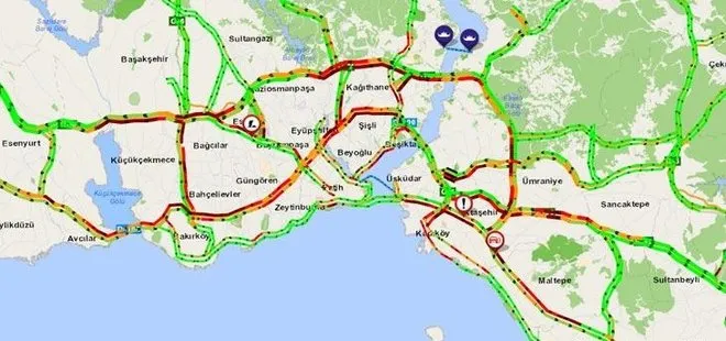 Son dakika: İstanbul’da korona trafiği!