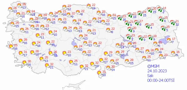 1697790528045.png Sıcaklıklar 30 dereceyi görecek! Hafta boyu etkili olacak! İstanbul Ankara İzmir hava durumu... - 8