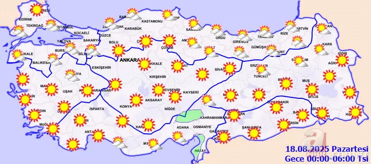 Meteoroloji’den kritik uyarı: Marmara’da sert rüzgar, Akdeniz’de gök gürültülü sağanak alarmı! Yeni haftada hava nasıl olacak? 9