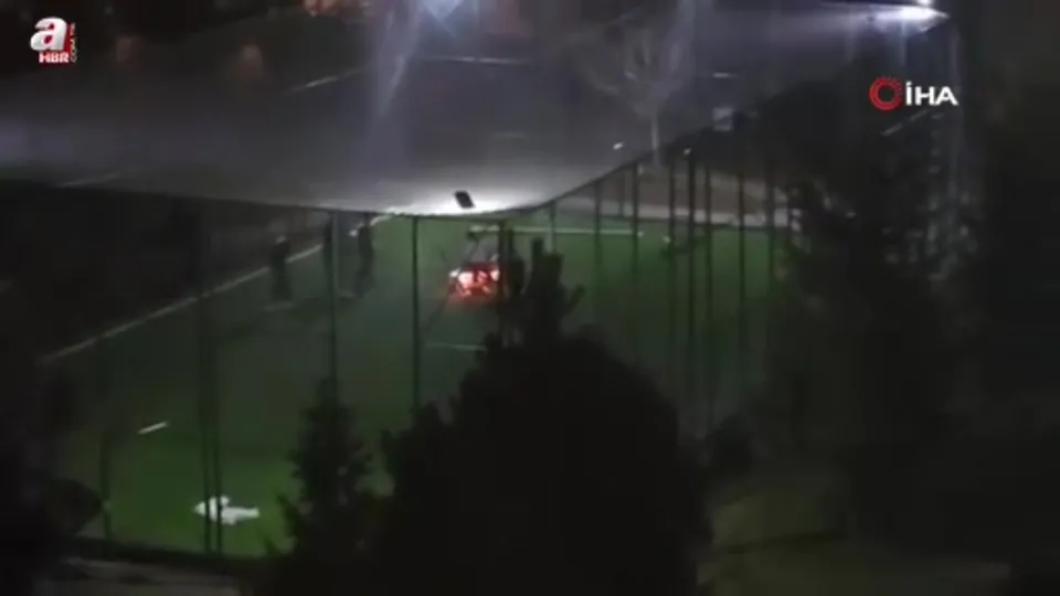 Parkta drift keyfi pahalıya patladı