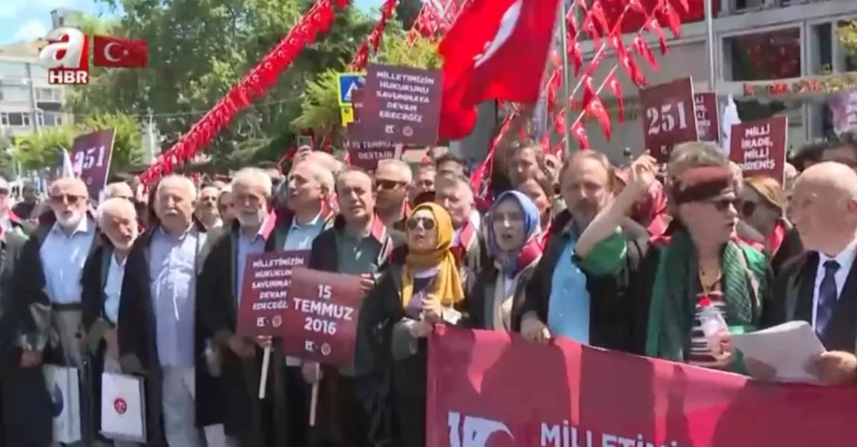 15 Temmuz şehitleri için yürüyüş!