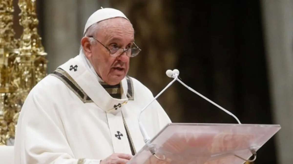 Vatikan duyurdu! İşte Katoliklerin lideri Papa'dan ilk kare