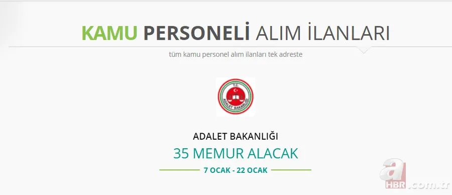 Kamuya memur alımı 2019! İşte başvuru şartları 17