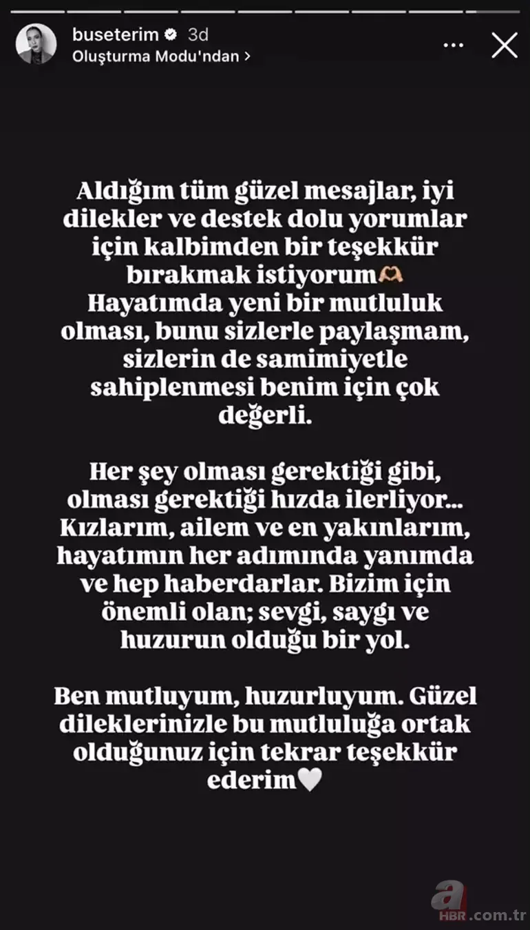 Yeni aşkını duyuran Buse Terim'den ilk açıklama 9