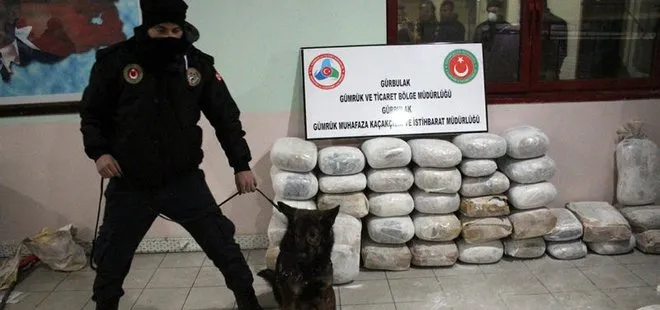 Sınırda 129 kilo eroin ele geçirildi