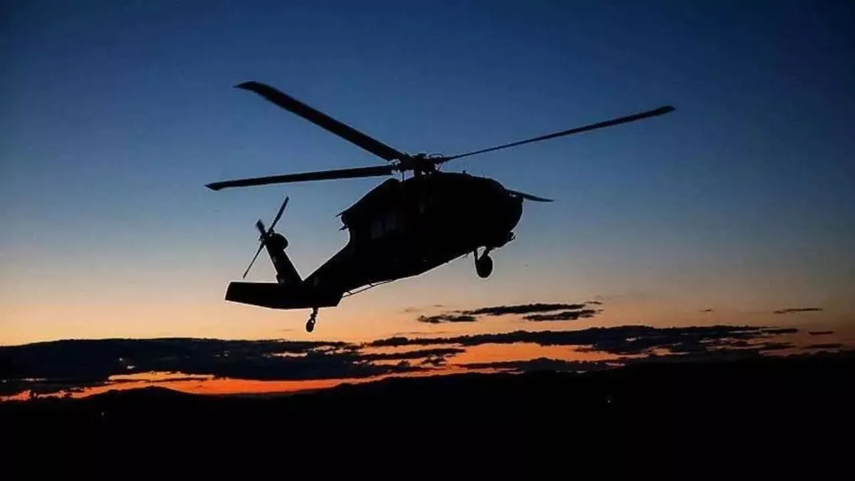 Isparta'da arızalanan askeri helikopter acil iniş yaptı