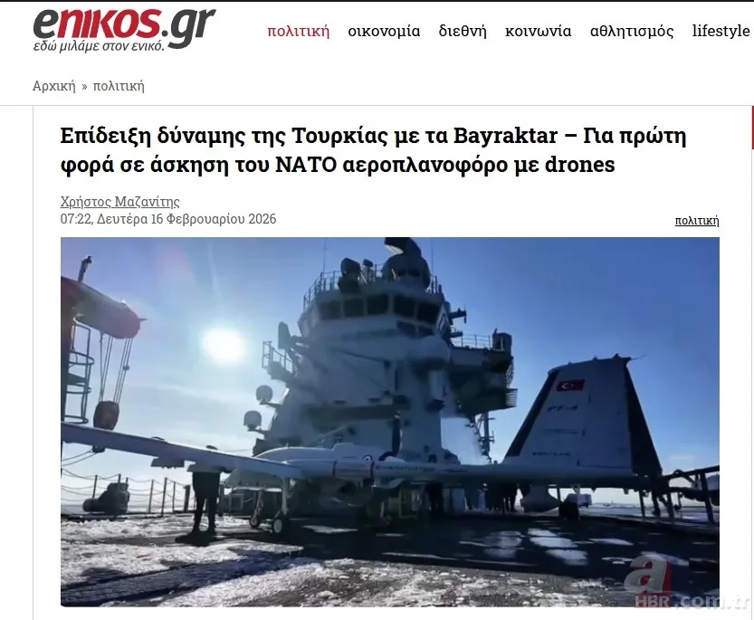 Yunan basını yazdı: Bayraktar TB3 NATO tatbikatında tarih yazdı! TCG Anadolu’dan ilk operasyonel gösterim 2
