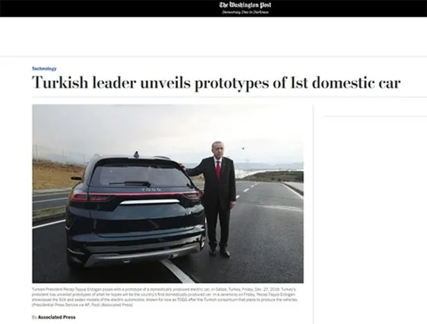 Yerli otomobil dünya basınında: Başkan Erdoğan, Tesla'ya meydan okuyor - 3