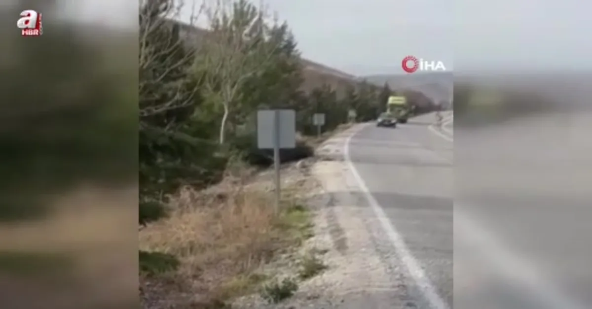 Takla atan otomobil hurdaya döndü