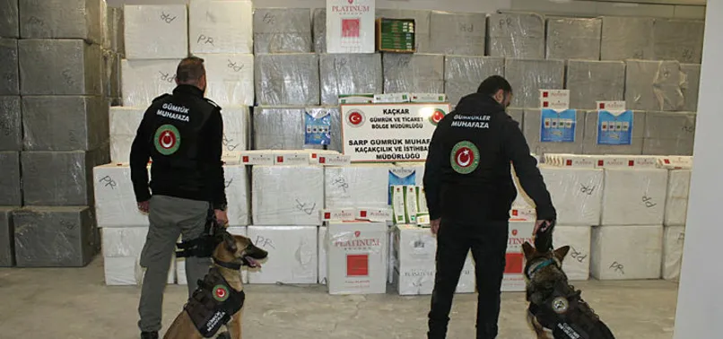 Kaçak sigaralar sınırda yakalandı