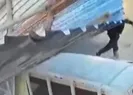 Bariyerler uçtu! O anlar kamerada