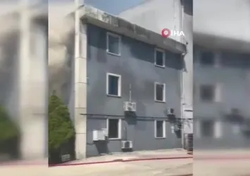 Tekirdağ'da kimya fabrikasında yangın