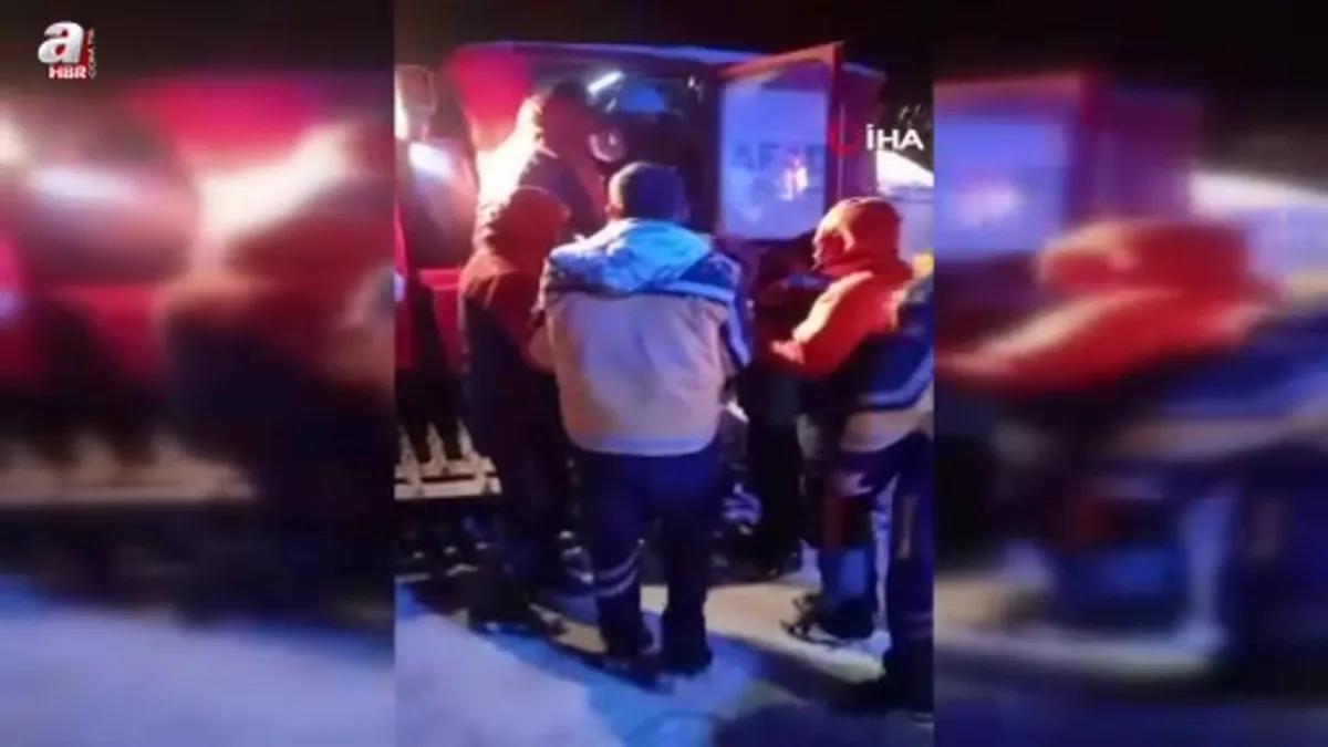 Kastamonu'da karla kaplanan köylerde mahsur kalan hastalar için seferber olundu