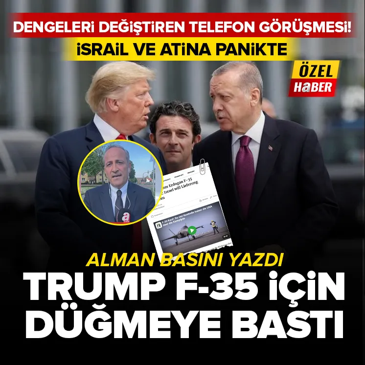 Alman basını yazdı: Trump F35 için düğmeye bastı!