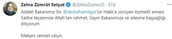 Son dakika: Bakan Abdulhamit Gül'ün annesi vefat etti | Sağlık Bakanı Fahrettin Koca duyurdu - 9