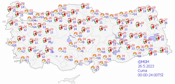1684684236802.png Kuvvetli sağanak yağış yolda! Meteoroloji'den çok sayıda ile flaş uyarı! İstanbul Ankara İzmir hava durumu... - 8