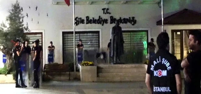 Şile Belediyesi’ne operasyon!