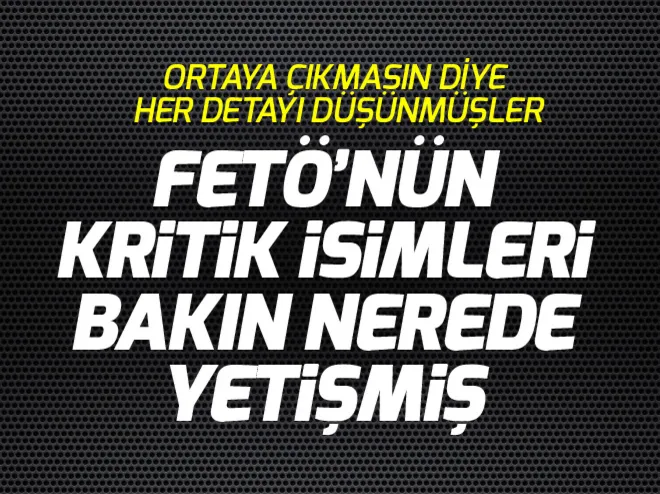 FETÖnün imamlarının nerede yetiştirildiği ortaya çıktı