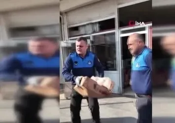 Hatay’daki dönercide mide bulandıran görüntüler