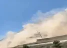 Denizlide deprem sonrası heyelan anı kamerada