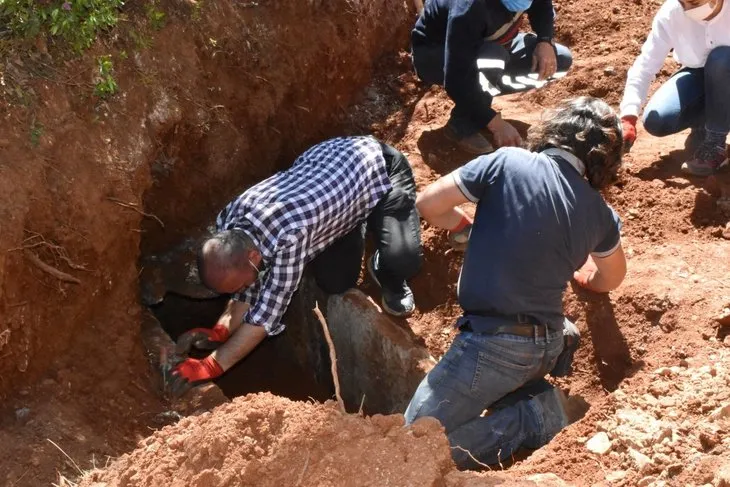 Muğla’daki yol çalışmasında 2 bin 300 yıllık mezar bulundu