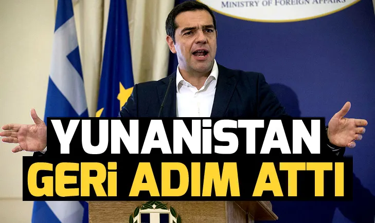 Yunanistan geri adım attı!