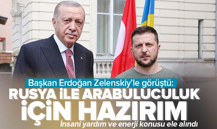 Başkan Erdoğan Zelenskiy ile görüştü