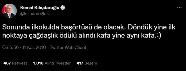 Kemal Kılıçdaroğlu’nun başörtüsü çıkışının ardından CHP’li medya da düğmeye bastı! TELE1’de skandal ifadeler