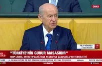 MHP lideri Devlet Bahçeli: Türkiye’nin gurur masasıdır