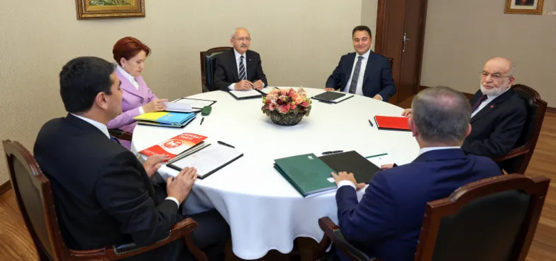 Altılı masanın 11'inci toplantısı bitti: Aday ismi yine açıklanmadı