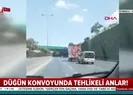 Düğün konvoyundaki magandalar yakalandı