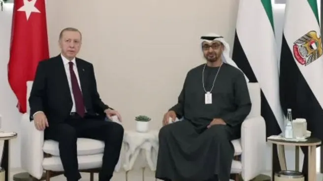 Başkan Erdoğan Nahyan ile görüştü