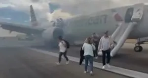 ABD’de yolcu uçağında korku dolu anlar!