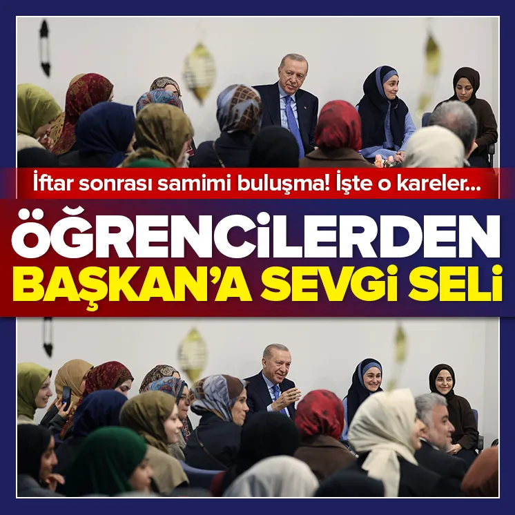 Başkan Erdoğan’dan öğrenci yurduna ziyaret