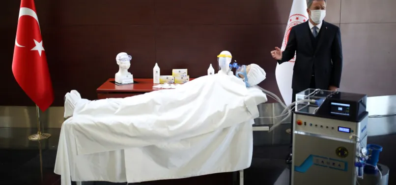 Son dakika: Milli Savunma Bakanı Akar açıkladı: Tamamen yerli ve milli mekanik solunum cihazı üretildi