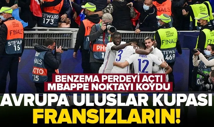 UEFA Uluslar Ligi Kupası Fransızların oldu! İspanya 1-2 Fransa MAÇ SONUCU-ÖZET