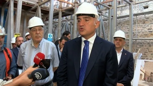 Kız Kulesi'ndeki çalışmalar ne zaman bitecek? Kültür ve Turizm Bakanı Mehmet Nuri Ersoy'dan inceleme - 1
