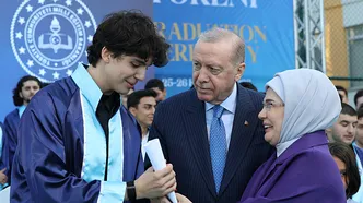 Gurur anları! Başkan Erdoğan torununa diplomasını verdi
