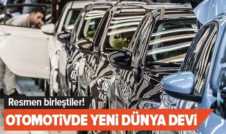 Son dakika: Dünyaya ilan edildi: Resmen birleştiler! İşte yeni otomotiv devi...