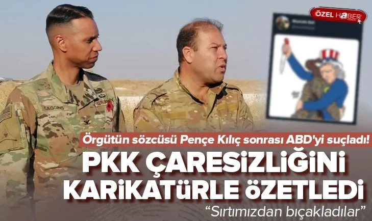PKK çaresizliğini karikatürle anlattı!