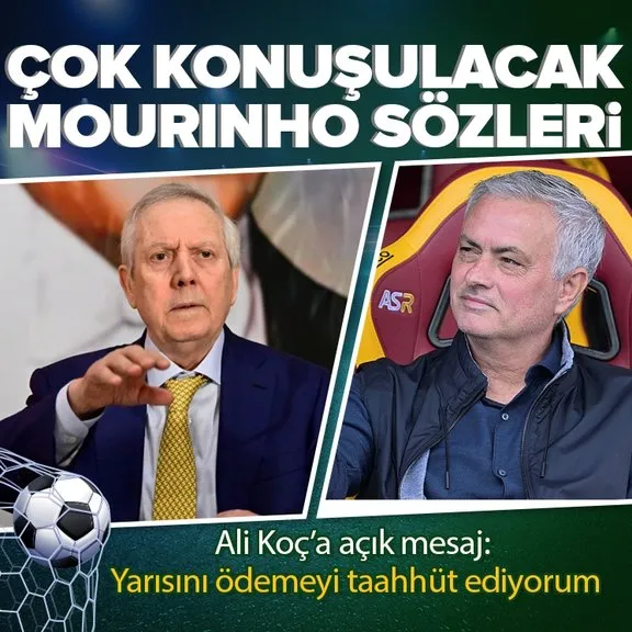 Fenerbahçe’de başkan adayı Aziz Yıldırım’dan Ali Koç’a Mourinho mesajı: Yarısını taahhüt ediyorum
