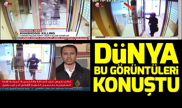 Dünya Cemal Kaşıkçının görüntüsünü A Haberden izledi!