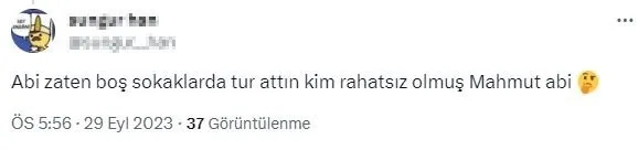 CHP’li Mahmut Tanal boş sokakları selamladı alay konusu oldu!