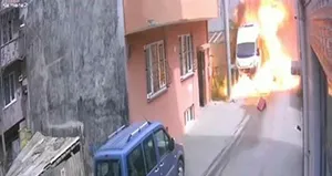 İşte Bursa’da eğitim uçağının düşme anı