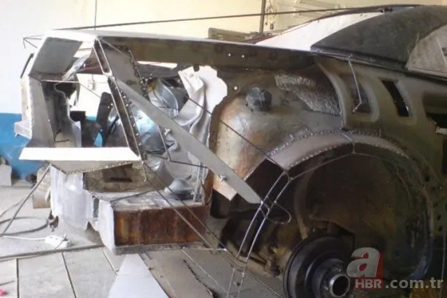 Çinli makinist evinde Lamborghini yaptı! 18