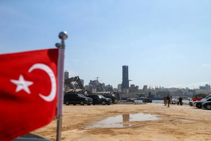 Türk heyetine Lübnan'da yoğun ilgi! Üst düzey ziyaretten dikkat çeken kareler