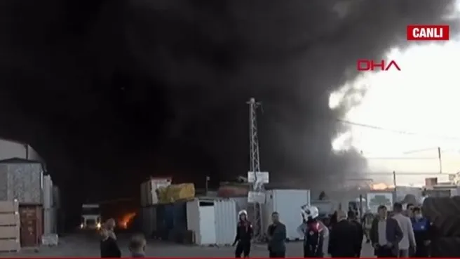 Ankara’da geri dönüşüm tesisinde yangın! Yangına ekipler müdahale ediliyor…