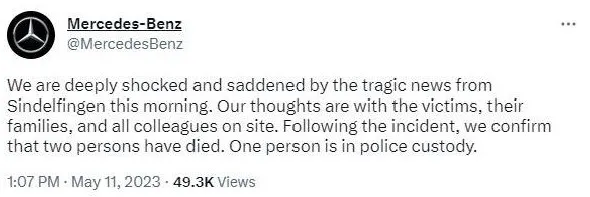 Almanya’daki Mercedes fabrikasında terör örgütü PKK’dan kalleş saldırı: 2 Türk işçi hunharca katledildi