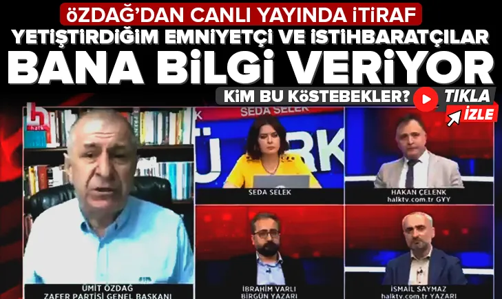 Ümit Özdağ’dan canlı yayında itiraf!